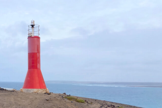 Farol de Pedra de Lume: the discreet lighthouse watching over a volcano full of salt